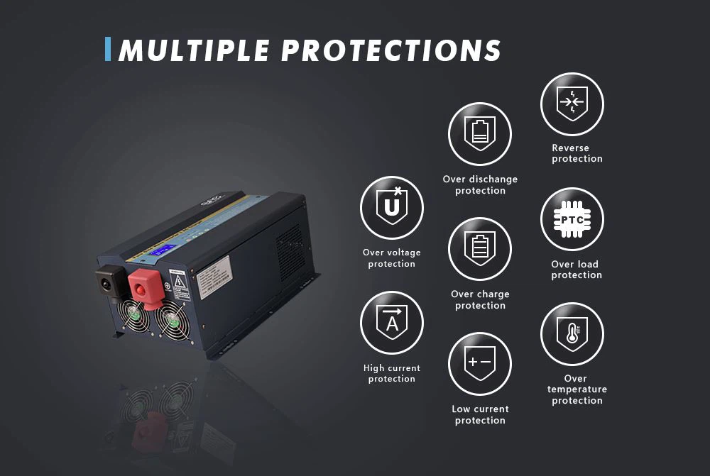 5000w power inverter 48v pure sine wave